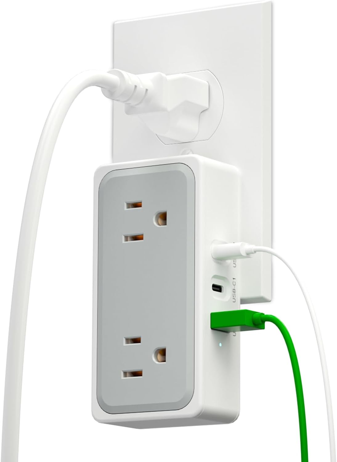 2ac 2c1a美规墙插式排插 2ac 2c1a美规墙插式排插